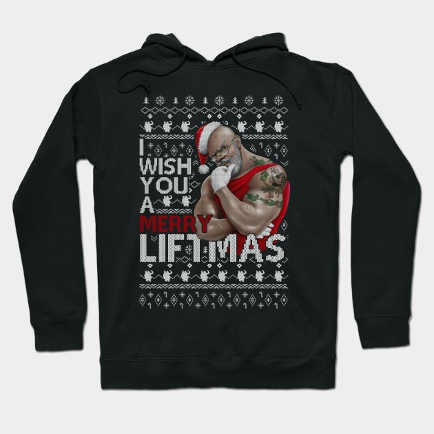 I WISH YOU A MERRY LIFTMAS - GYM CHRISTMAS JUMPER Gift Hoodie by SloanCainm9cmi